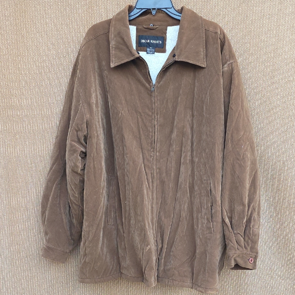 Oscar Sports Men's Tan Lightweight Jacket